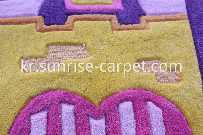 Kids Rug with House Shape